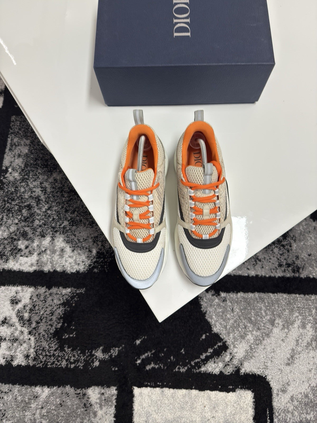Dior B22 Orange Python UK11 (EU45)