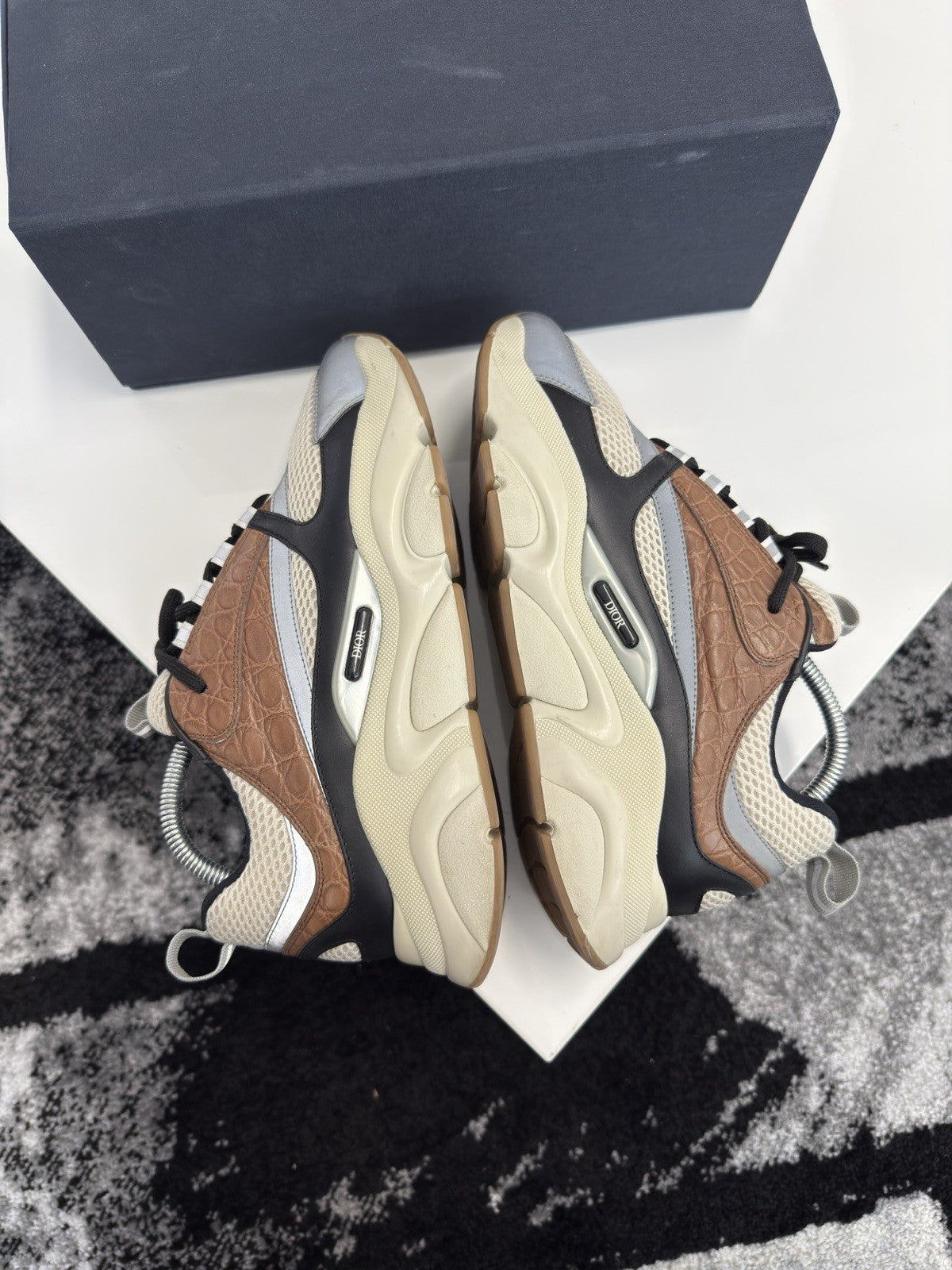 Dior B22 Brown Crocodile UK8 (EU42)