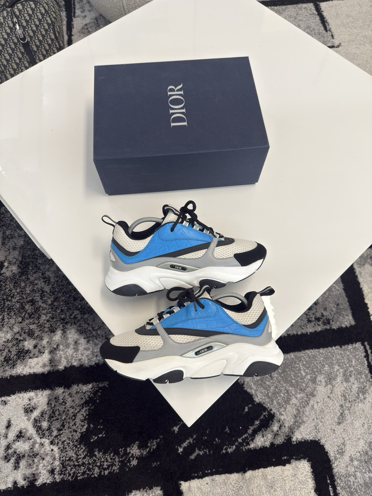 Dior B22 Blue Crocodile UK10 (EU44)