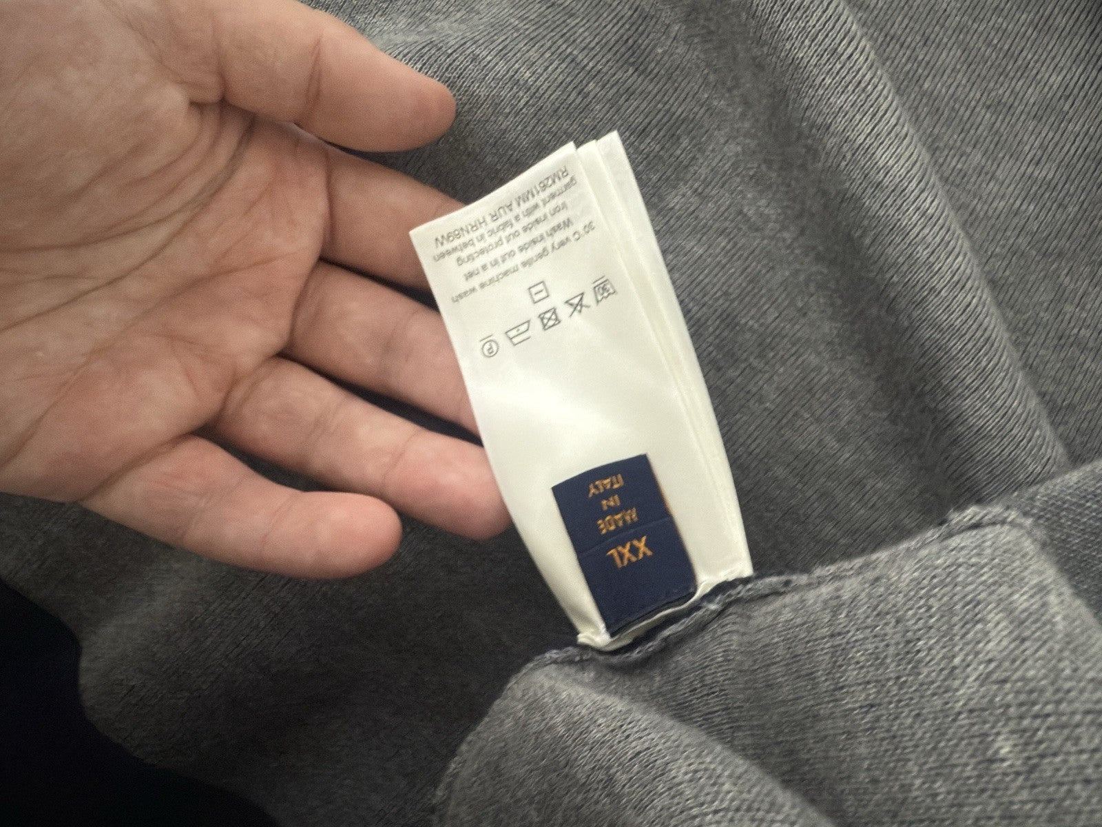 Louis Vuitton Hoodie Navy XXL
