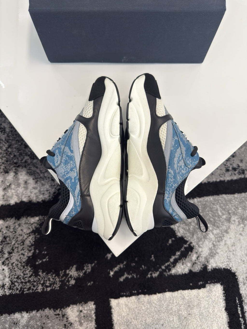 Dior B22 Blue Python UK6 (EU40)