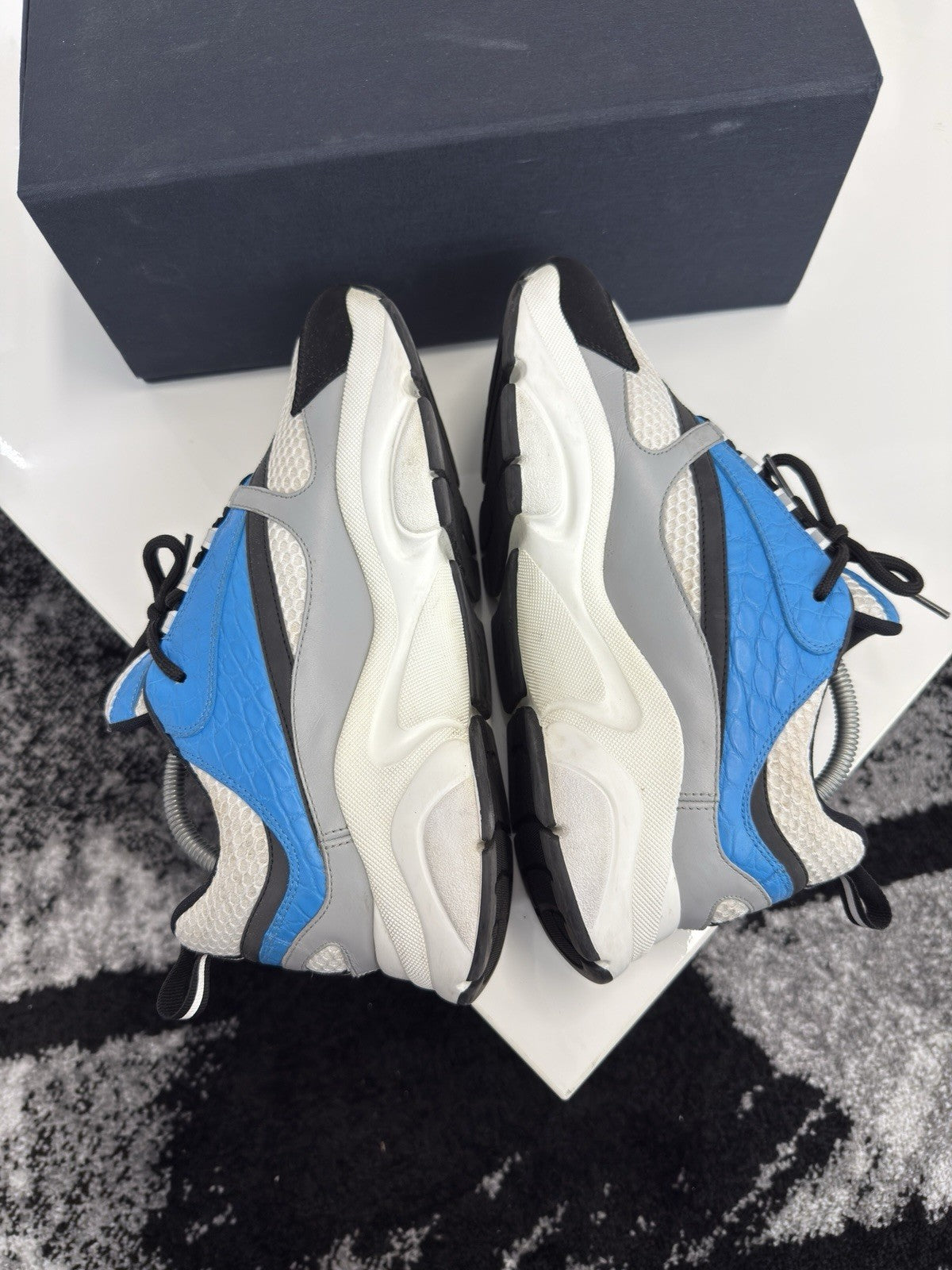 Dior B22 Blue Crocodile UK8 (EU42)