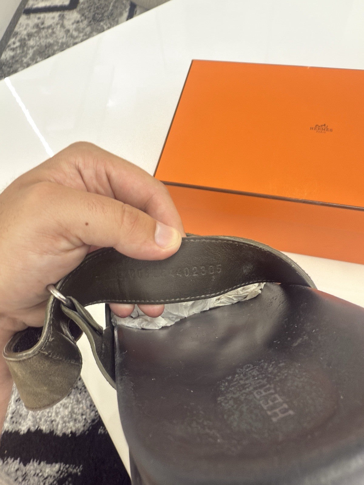 Hermes Chypre Sandals UK10 (EU44)