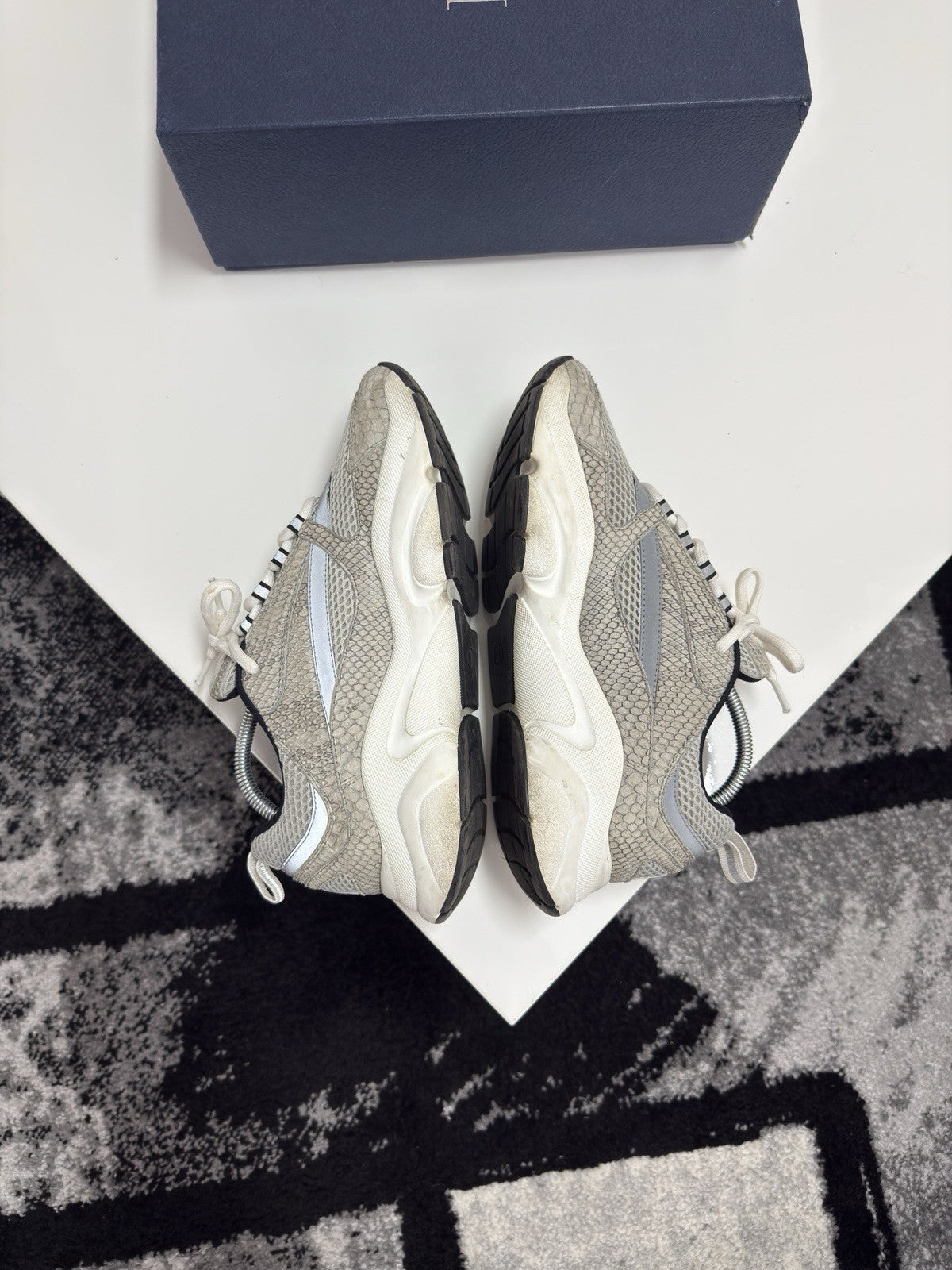 Dior B22 Grey Python UK8 (EU42)