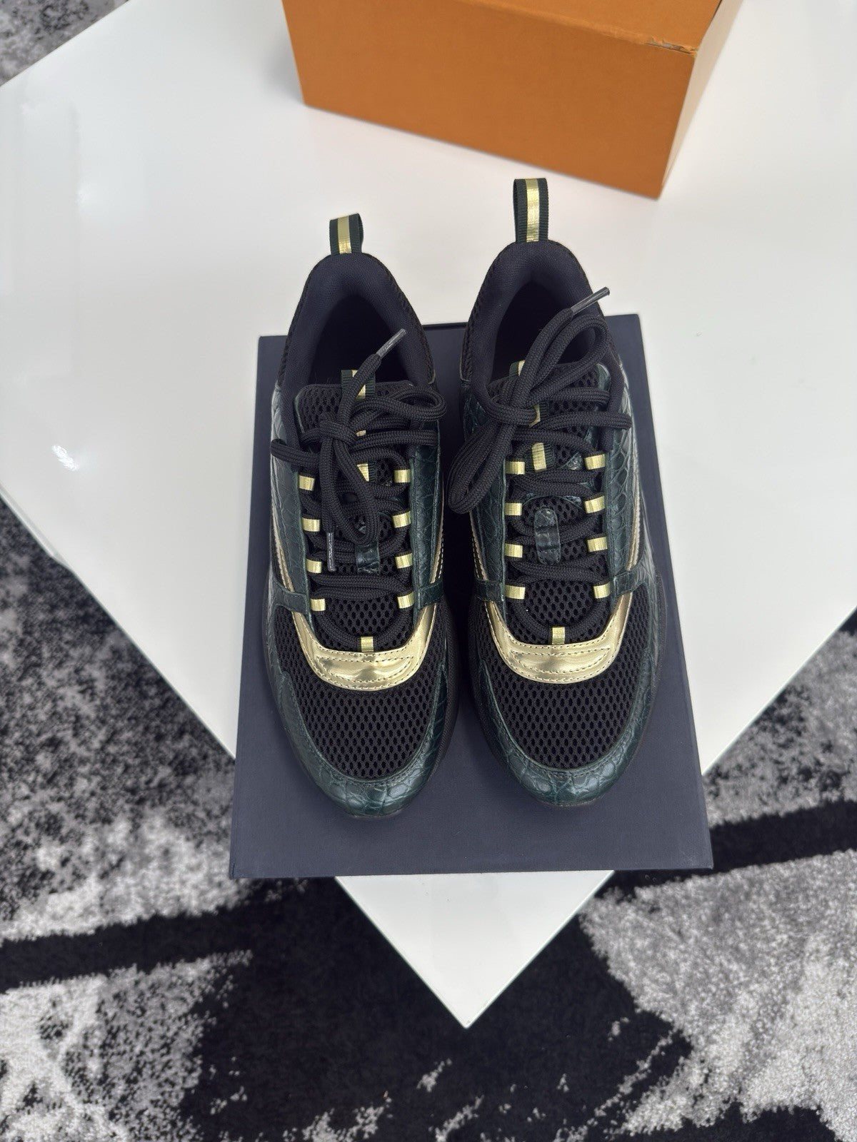 Dior B22 Green Crocodile UK9 (EU43)