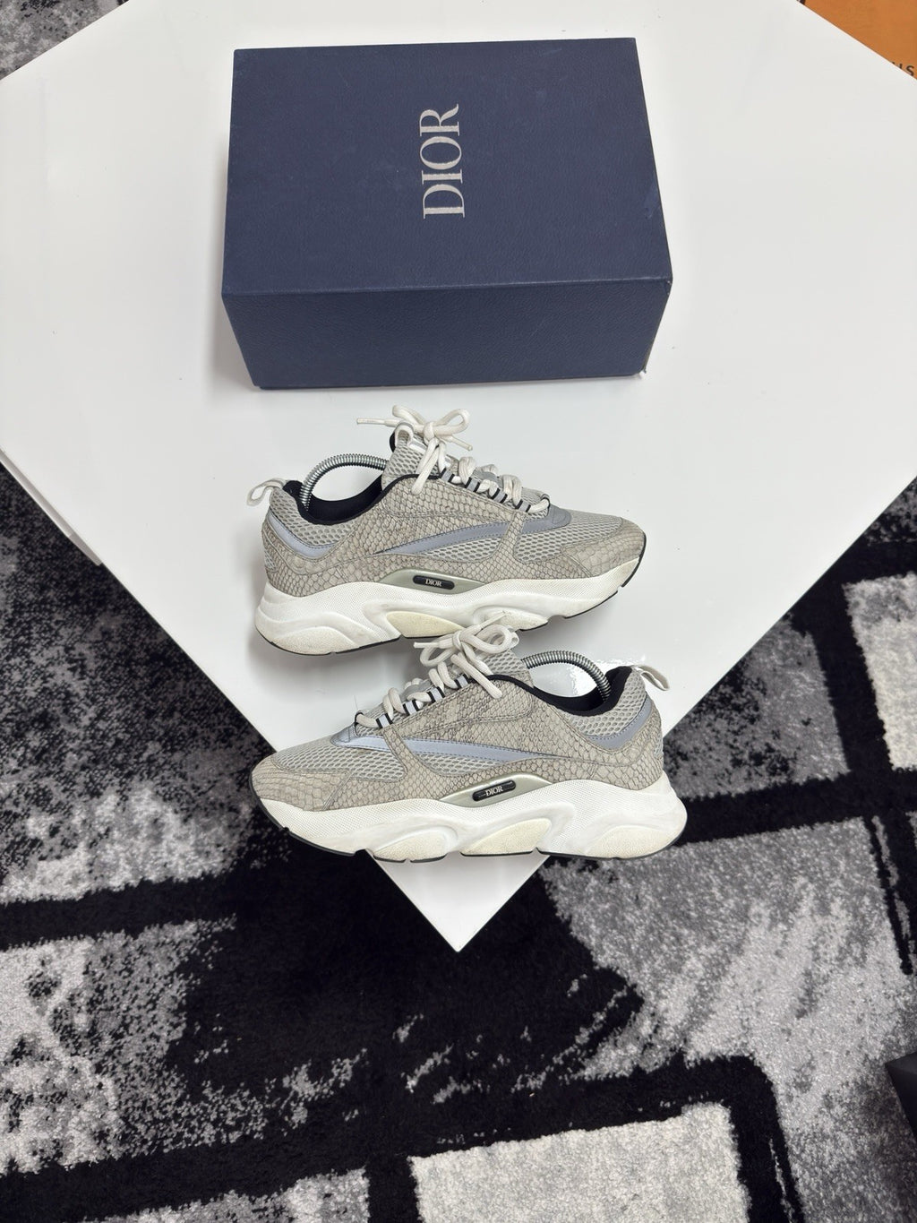 Dior B22 Grey Python UK8 (EU42)