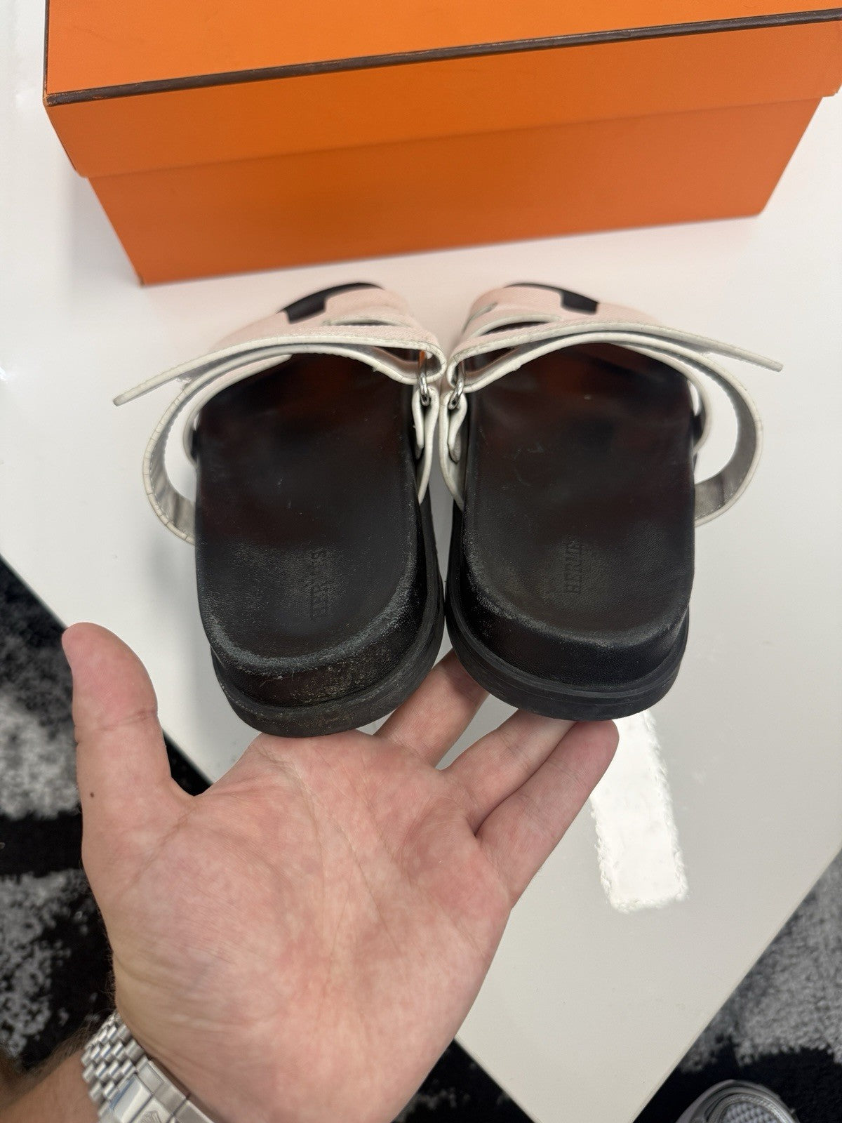 Hermes Chypre Sandals UK8 (EU42)