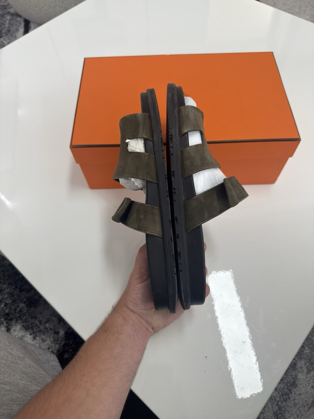 Hermes Chypre Sandals UK10 (EU44)