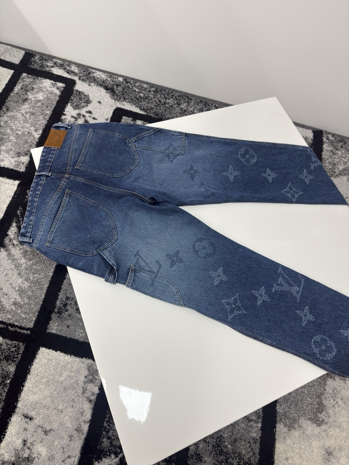 Louis Vuitton Monogram Denim Workwear Trousers
