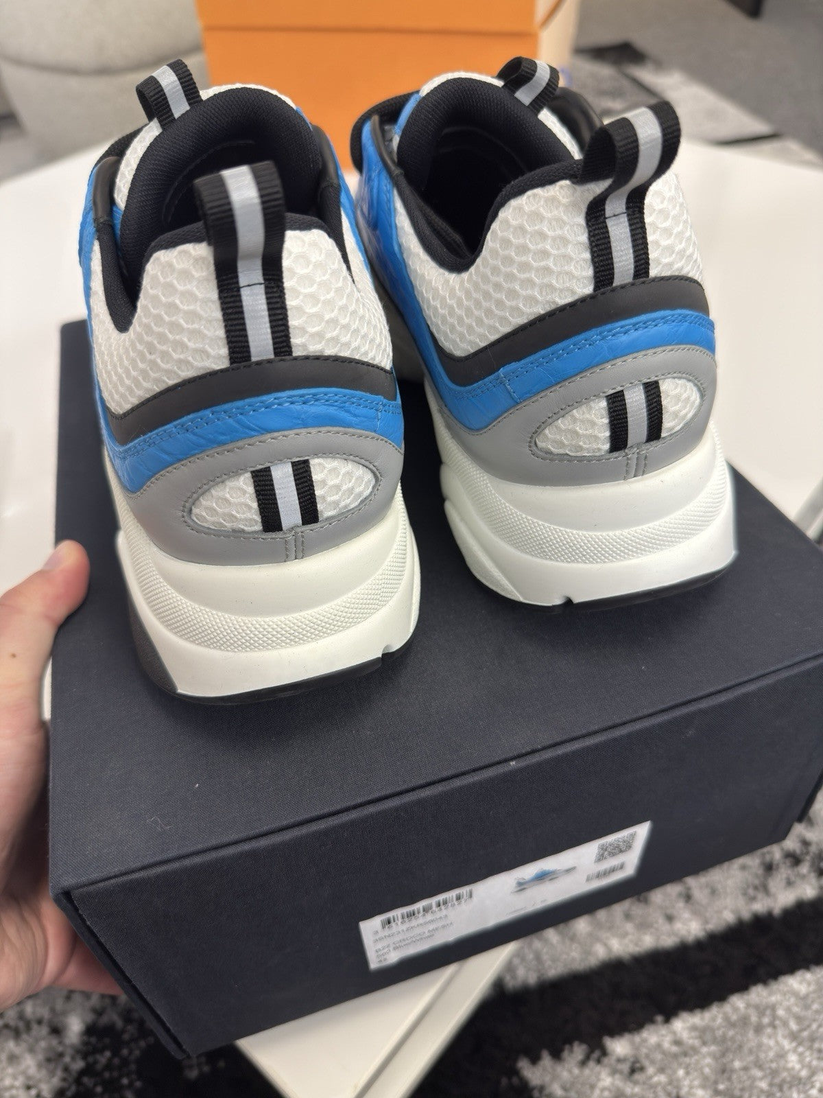 Dior B22 Blue Crocodile UK9 (EU43)