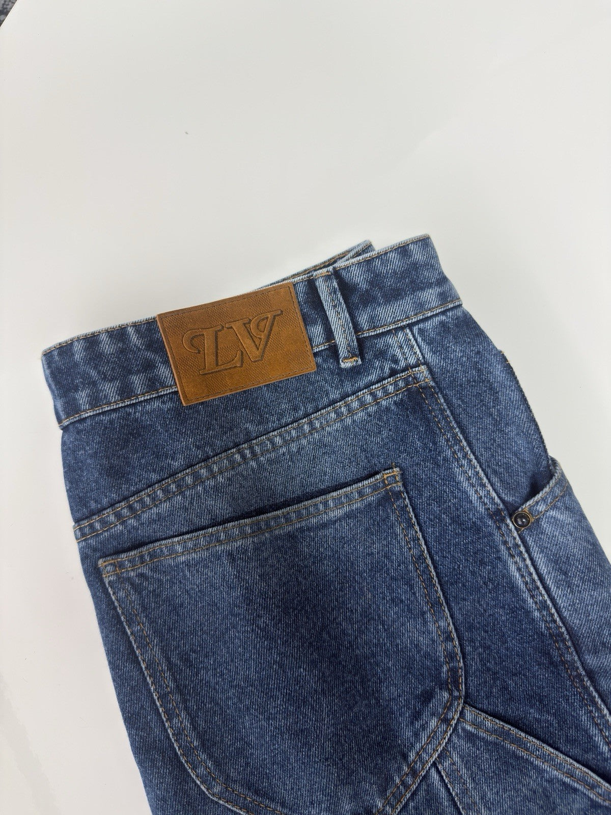 Louis Vuitton Monogram Denim Workwear Trousers