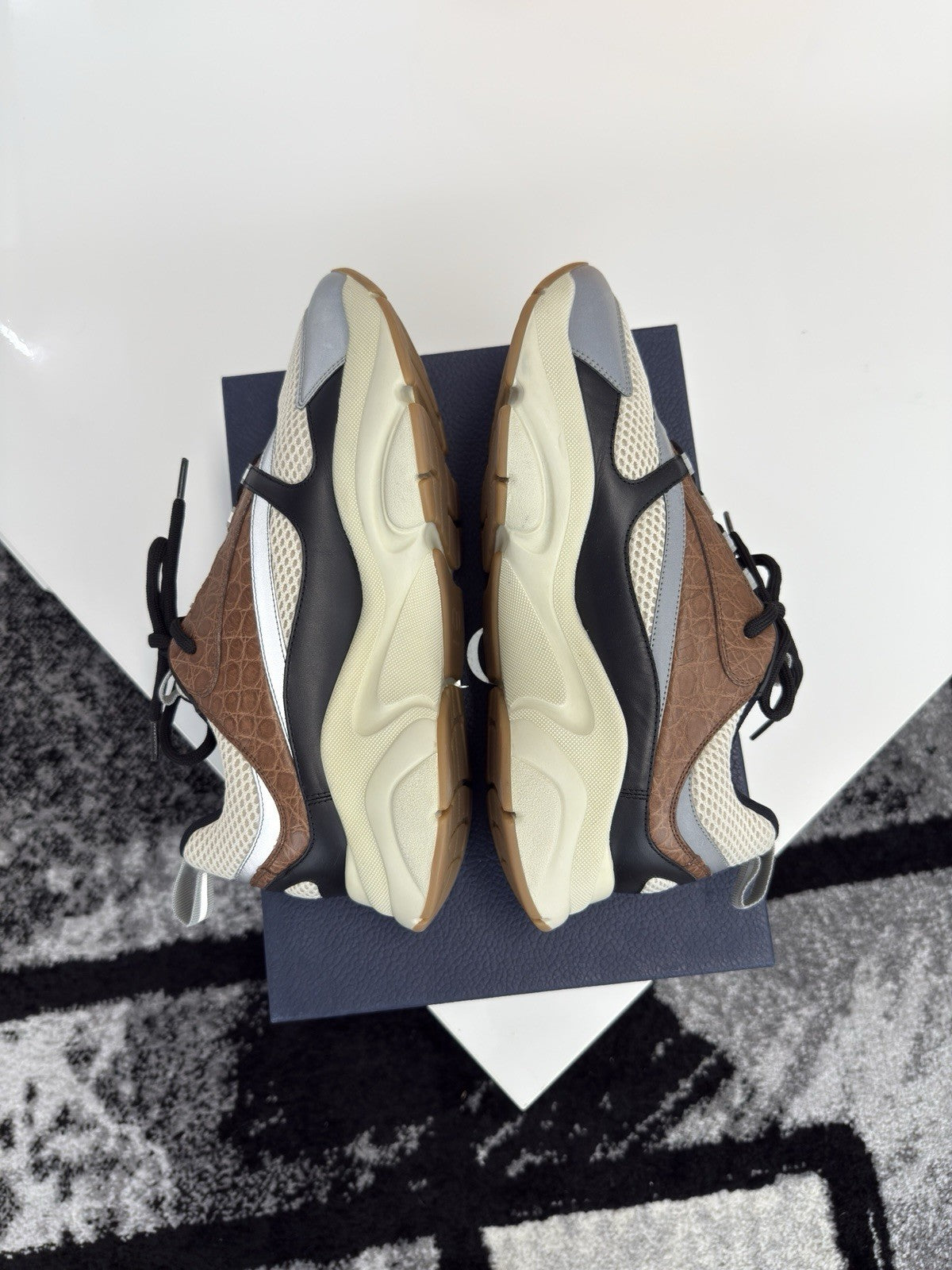 Dior B22 Brown Crocodile UK10 (EU44)