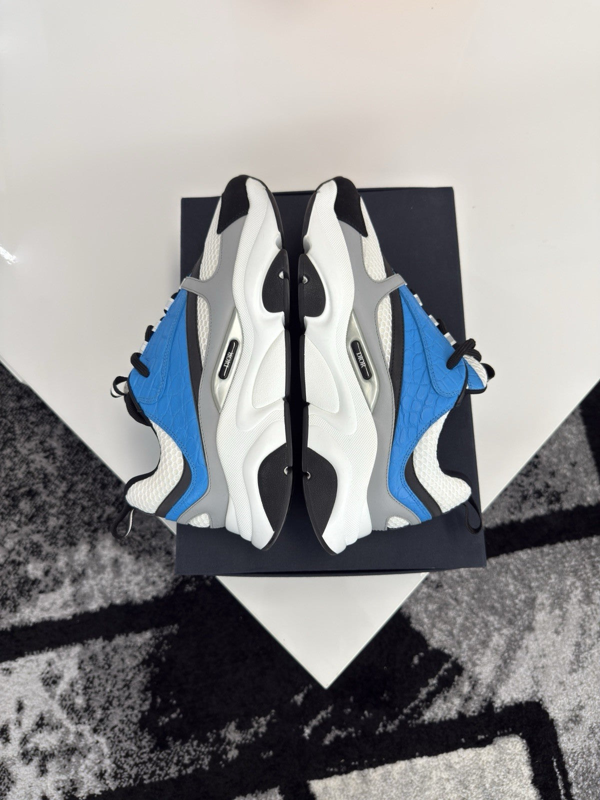 Dior B22 Blue Crocodile UK9.5 (EU43.5)