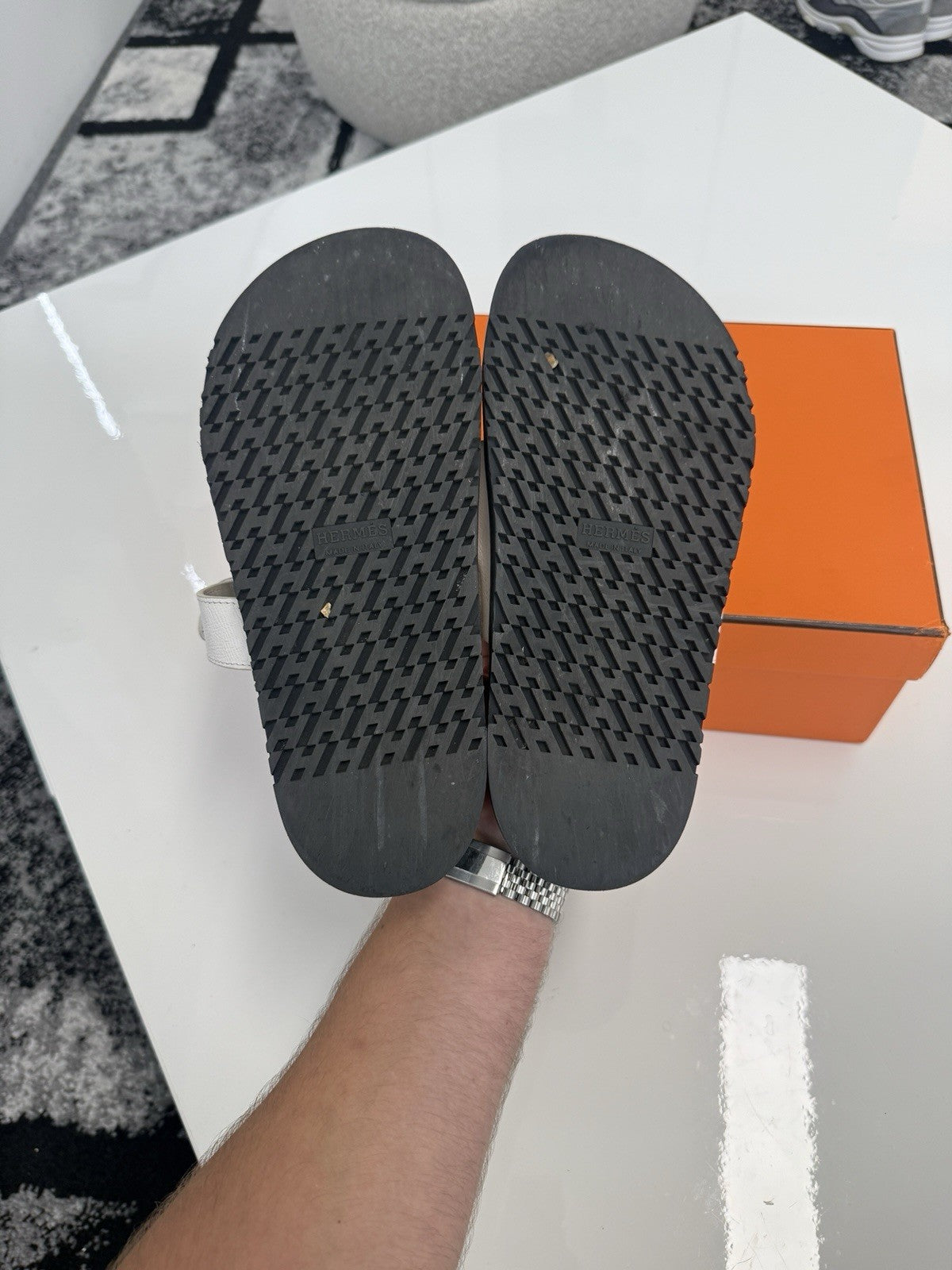 Hermes Chypre Sandals UK8 (EU42)