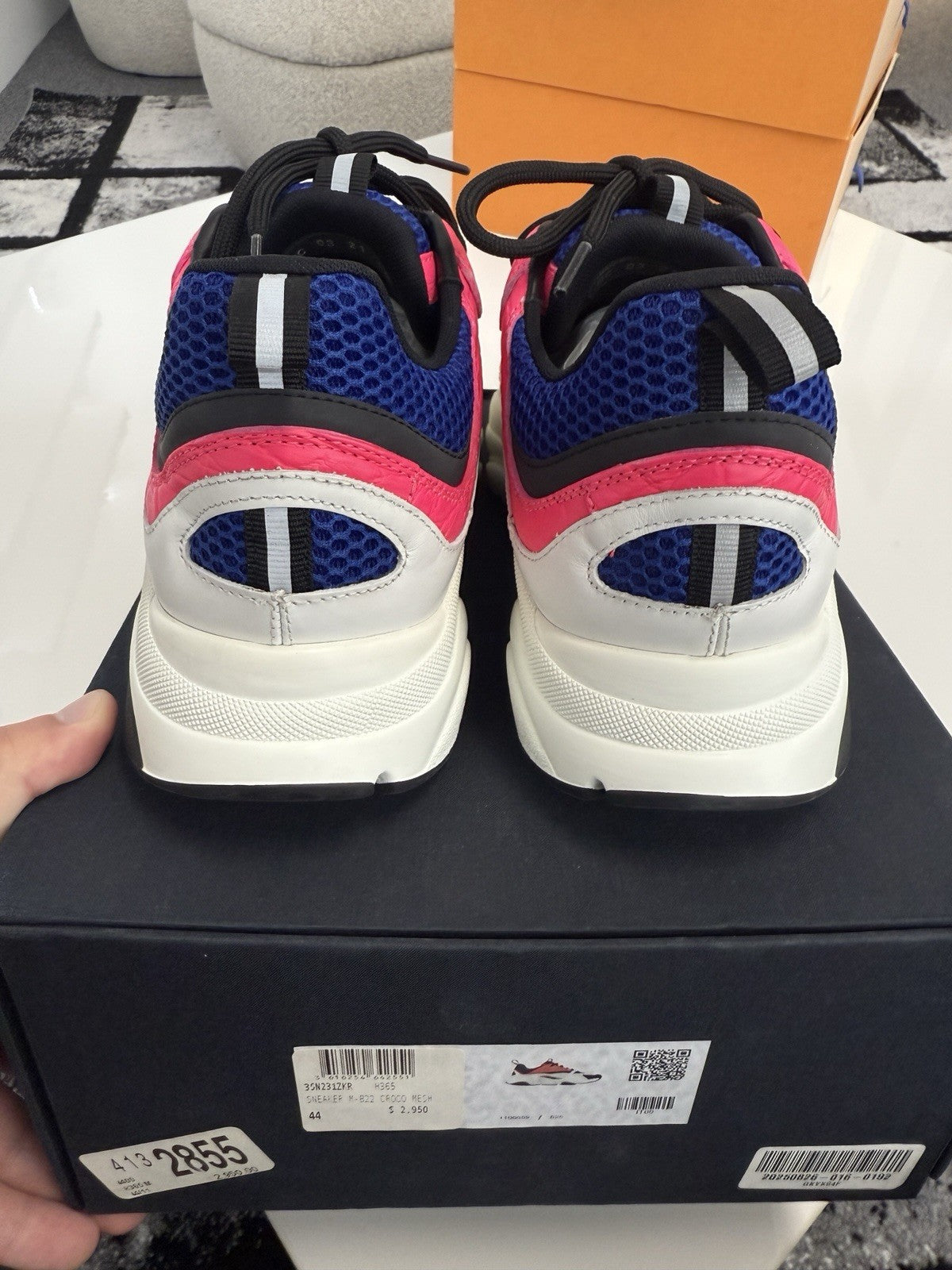 Dior B22 Pink Crocodile UK10 (EU44)