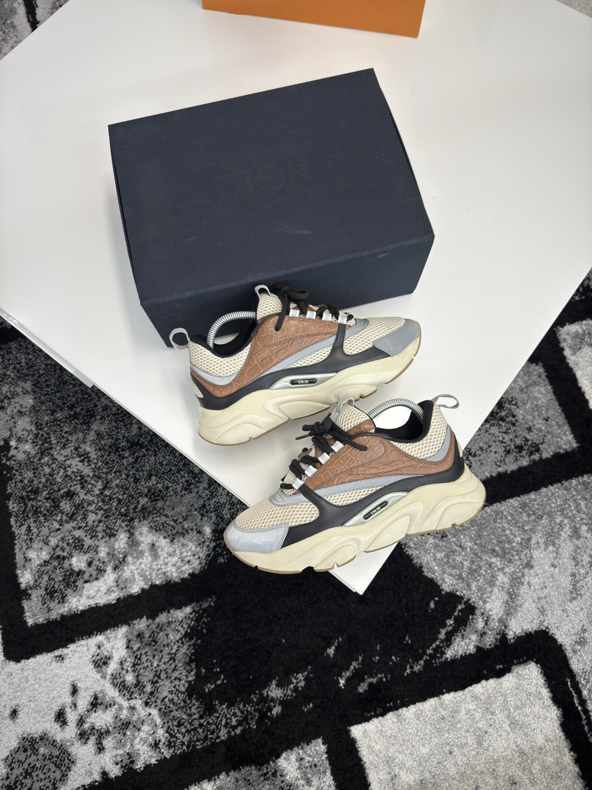 Dior B22 Brown Crocodile UK8 (EU42)